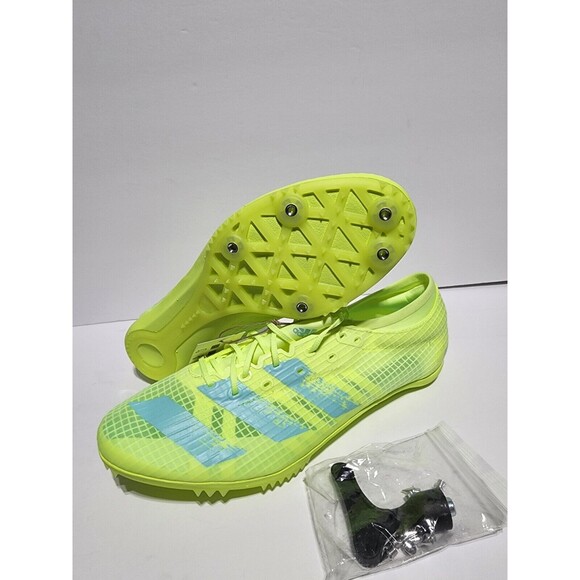 Adidas Adizero Ambition Running Spikes Track Shoes Athletic Yellow FY0369 sz 11 - Picture 1 of 9